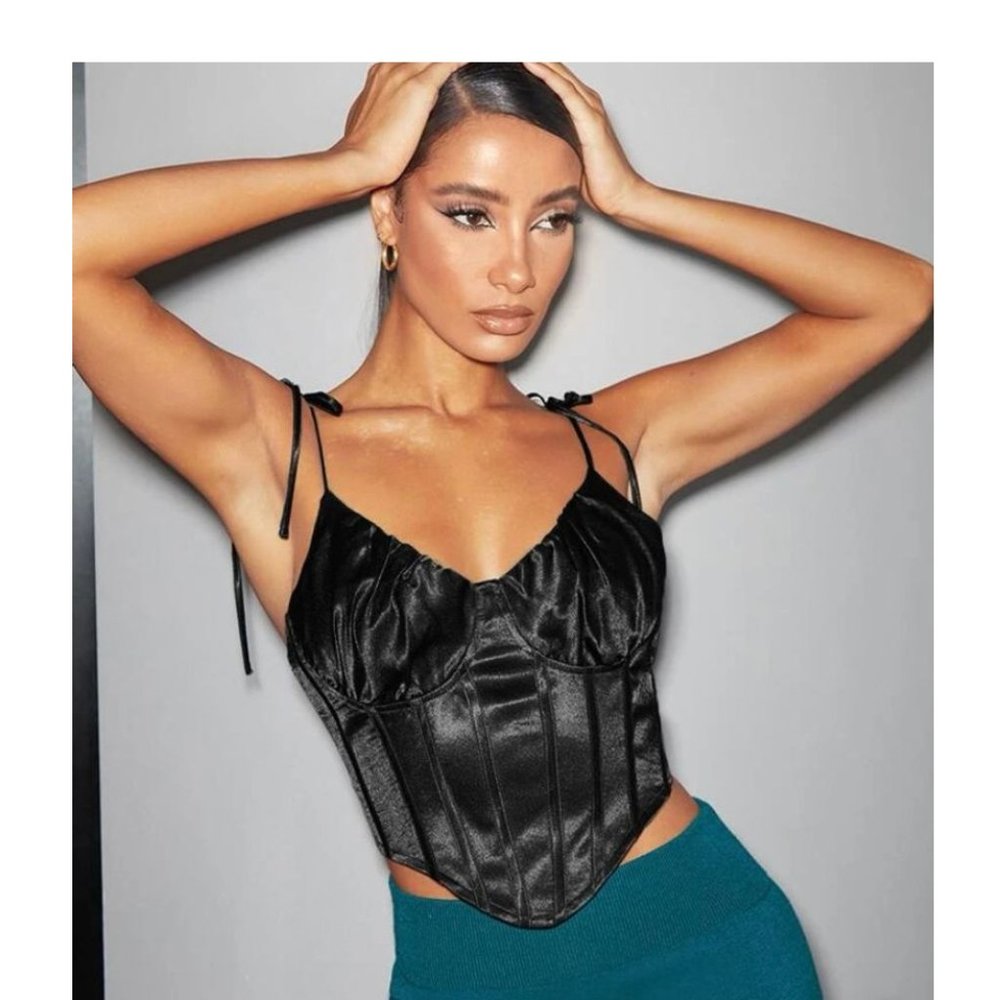 Black corset top